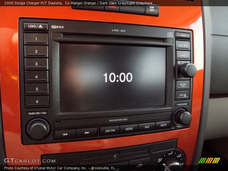 Go Mango! Orange / Dark Slate Gray/Light Graystone 2006 Dodge Charger R/T Daytona