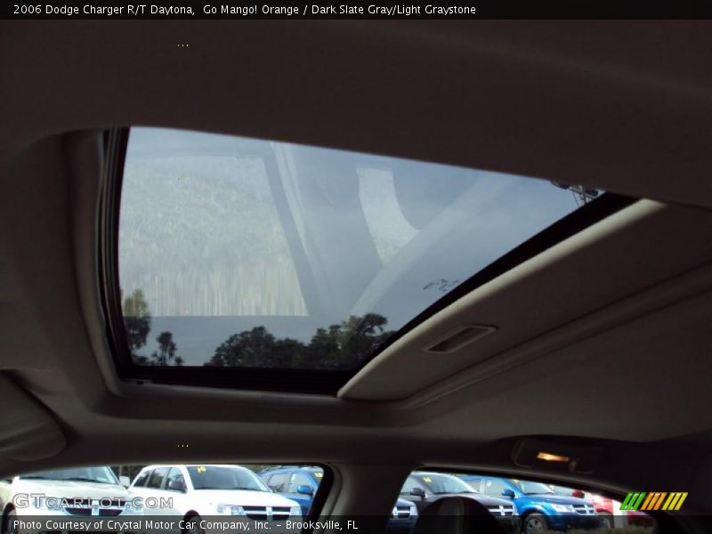 Go Mango! Orange / Dark Slate Gray/Light Graystone 2006 Dodge Charger R/T Daytona