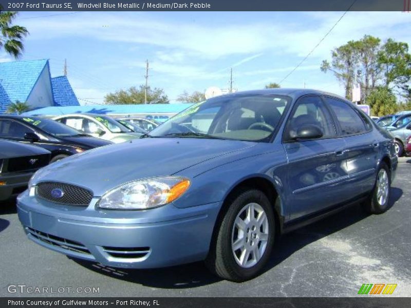 Windveil Blue Metallic / Medium/Dark Pebble 2007 Ford Taurus SE