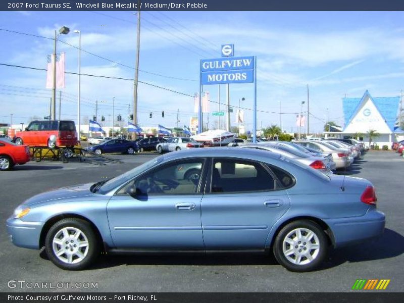 Windveil Blue Metallic / Medium/Dark Pebble 2007 Ford Taurus SE