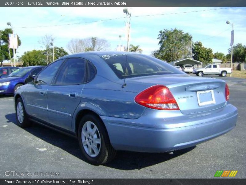 Windveil Blue Metallic / Medium/Dark Pebble 2007 Ford Taurus SE