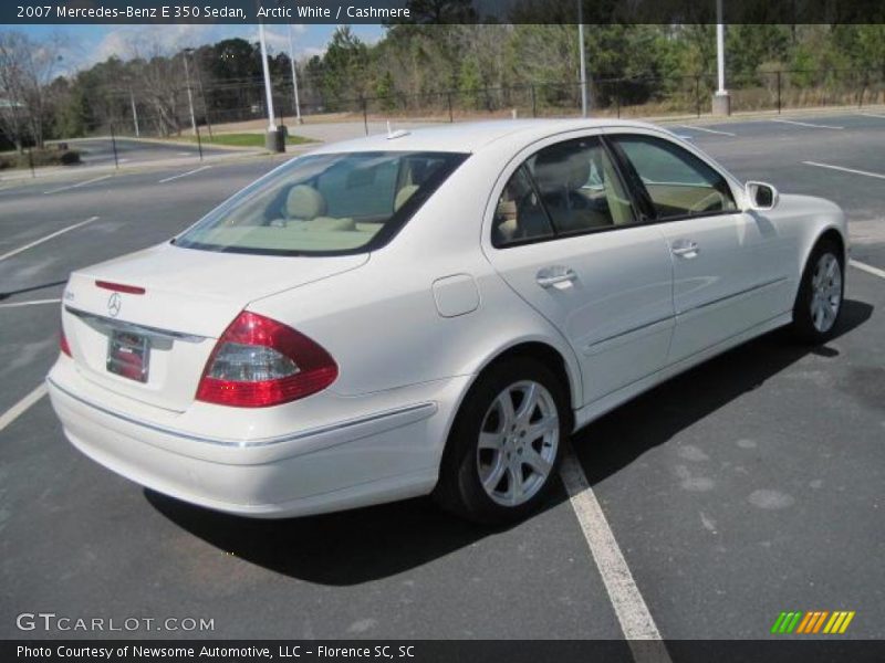 Arctic White / Cashmere 2007 Mercedes-Benz E 350 Sedan