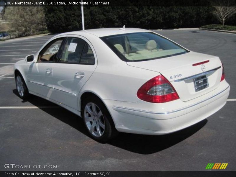 Arctic White / Cashmere 2007 Mercedes-Benz E 350 Sedan