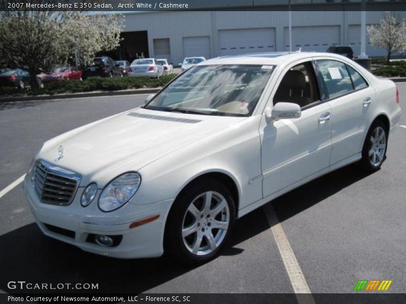 Arctic White / Cashmere 2007 Mercedes-Benz E 350 Sedan