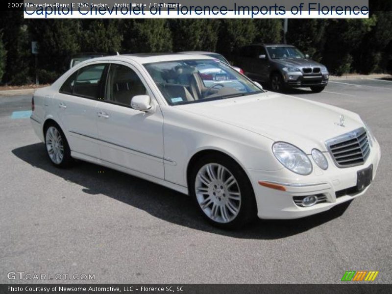 Arctic White / Cashmere 2007 Mercedes-Benz E 350 Sedan