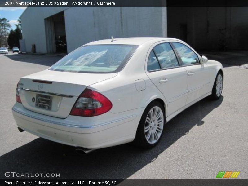 Arctic White / Cashmere 2007 Mercedes-Benz E 350 Sedan