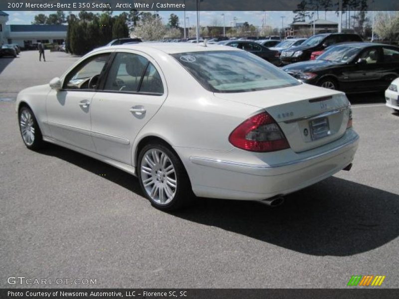 Arctic White / Cashmere 2007 Mercedes-Benz E 350 Sedan