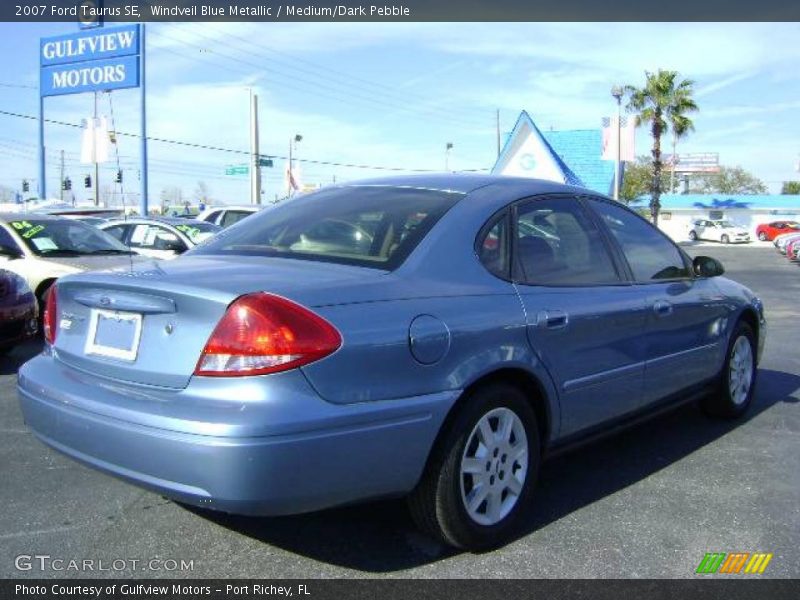 Windveil Blue Metallic / Medium/Dark Pebble 2007 Ford Taurus SE