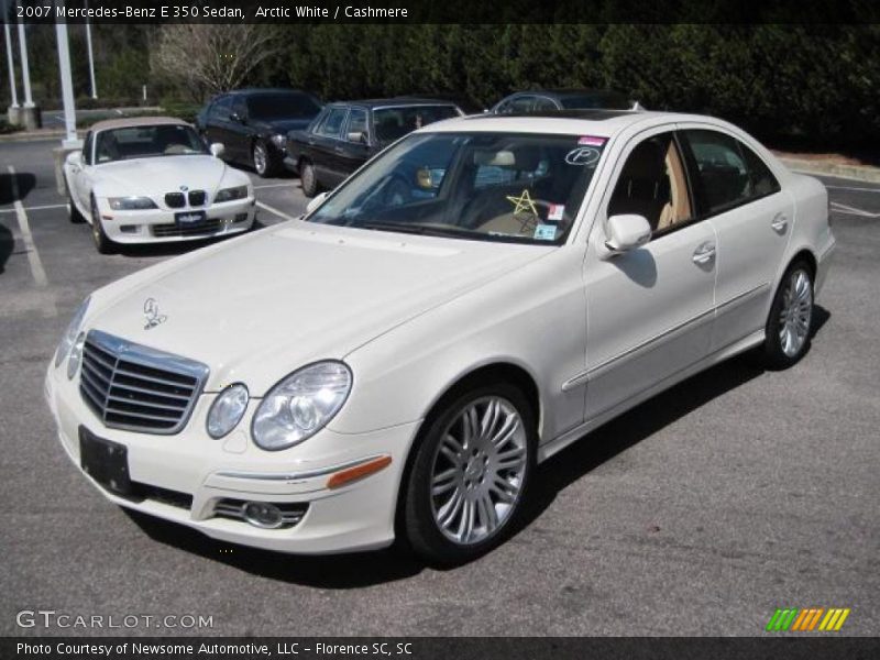 Arctic White / Cashmere 2007 Mercedes-Benz E 350 Sedan