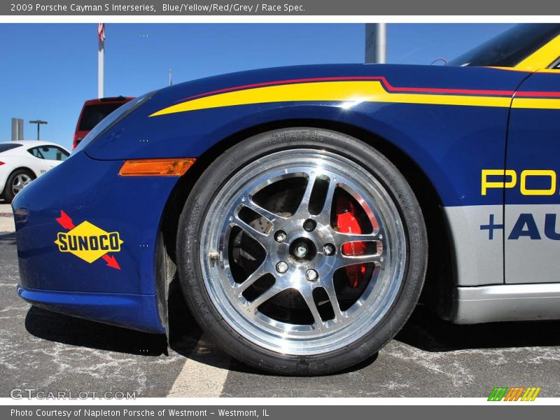 Blue/Yellow/Red/Grey / Race Spec. 2009 Porsche Cayman S Interseries