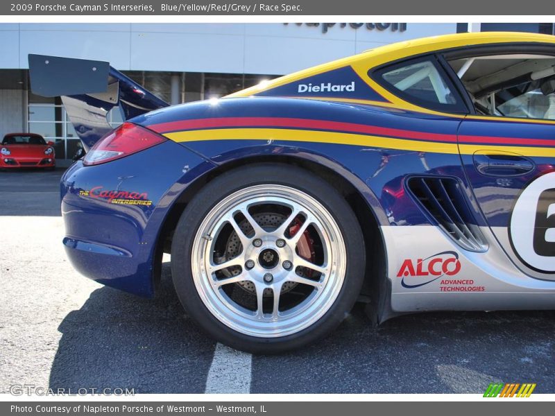 Blue/Yellow/Red/Grey / Race Spec. 2009 Porsche Cayman S Interseries