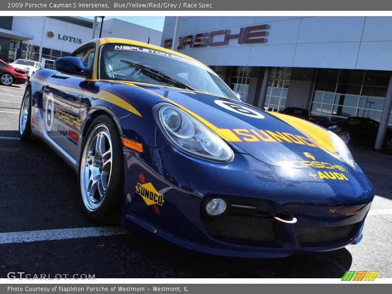 Blue/Yellow/Red/Grey / Race Spec. 2009 Porsche Cayman S Interseries