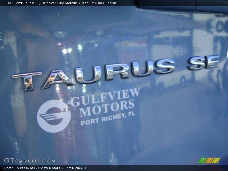 Windveil Blue Metallic / Medium/Dark Pebble 2007 Ford Taurus SE