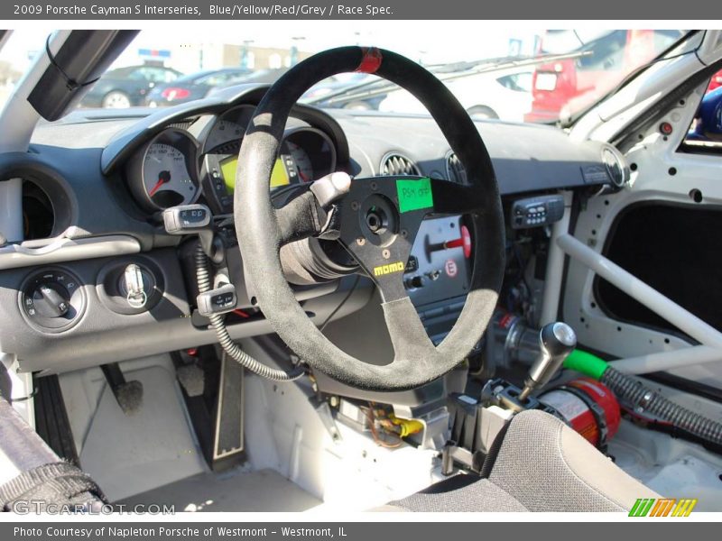 Blue/Yellow/Red/Grey / Race Spec. 2009 Porsche Cayman S Interseries