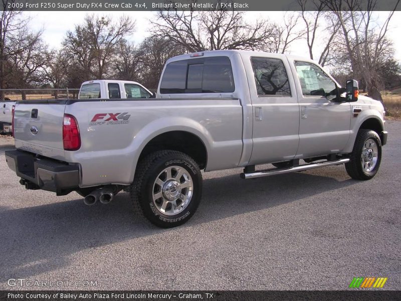 Brilliant Silver Metallic / FX4 Black 2009 Ford F250 Super Duty FX4 Crew Cab 4x4