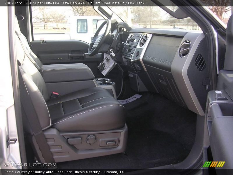 Brilliant Silver Metallic / FX4 Black 2009 Ford F250 Super Duty FX4 Crew Cab 4x4