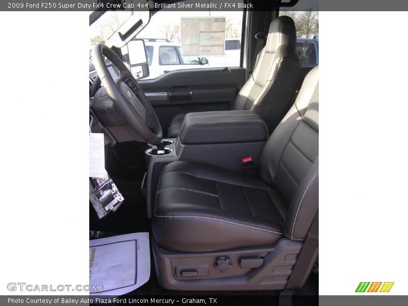 Brilliant Silver Metallic / FX4 Black 2009 Ford F250 Super Duty FX4 Crew Cab 4x4