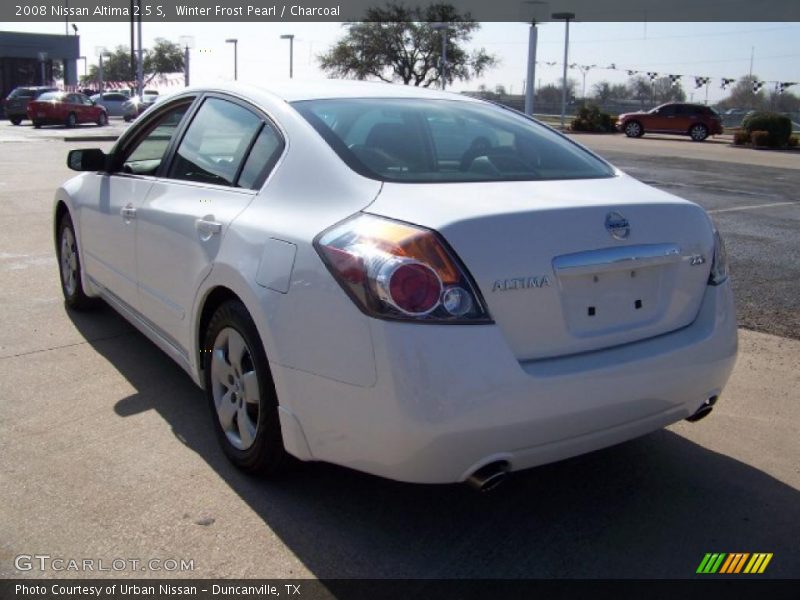 Winter Frost Pearl / Charcoal 2008 Nissan Altima 2.5 S