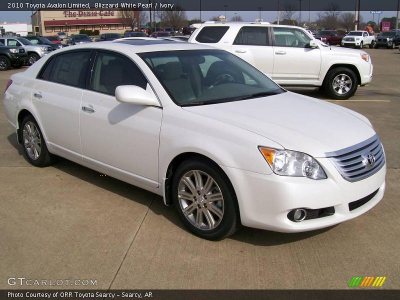Blizzard White Pearl / Ivory 2010 Toyota Avalon Limited