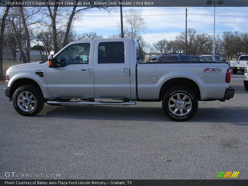 Brilliant Silver Metallic / FX4 Black 2009 Ford F250 Super Duty FX4 Crew Cab 4x4