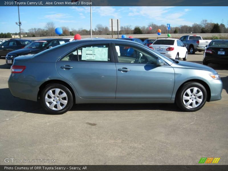 Aloe Green Metallic / Bisque 2010 Toyota Camry LE
