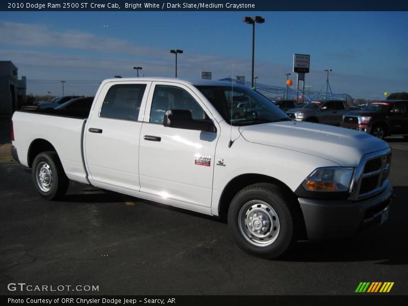 Bright White / Dark Slate/Medium Graystone 2010 Dodge Ram 2500 ST Crew Cab