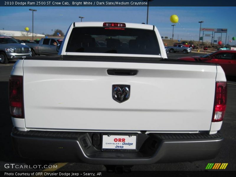Bright White / Dark Slate/Medium Graystone 2010 Dodge Ram 2500 ST Crew Cab