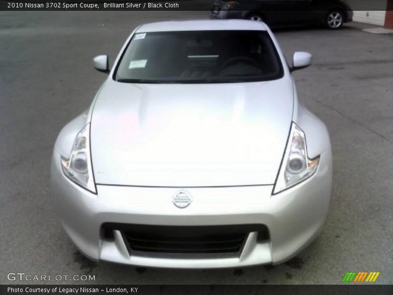 Brilliant Silver / Black Cloth 2010 Nissan 370Z Sport Coupe