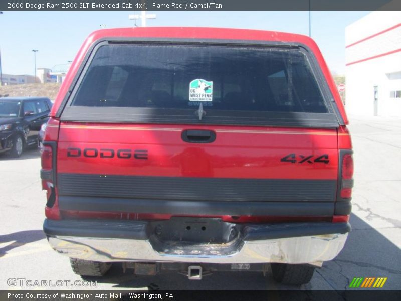 Flame Red / Camel/Tan 2000 Dodge Ram 2500 SLT Extended Cab 4x4