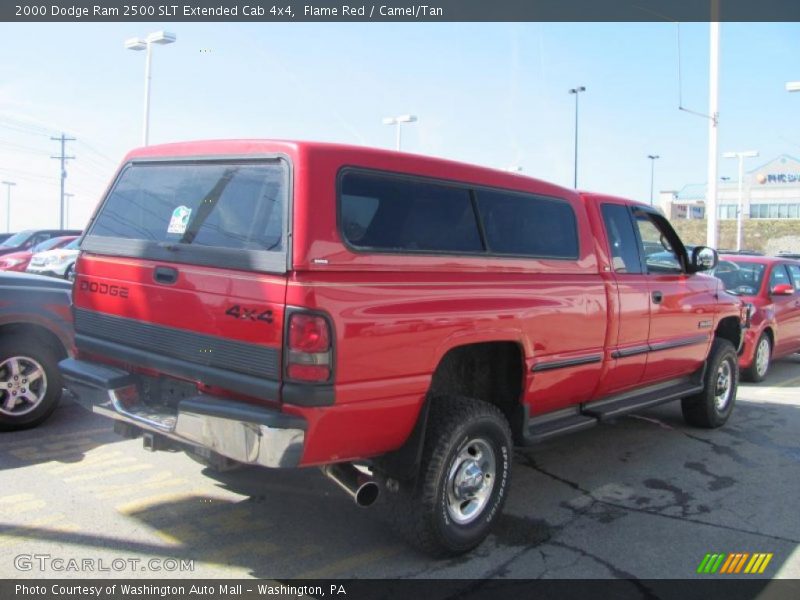 Flame Red / Camel/Tan 2000 Dodge Ram 2500 SLT Extended Cab 4x4