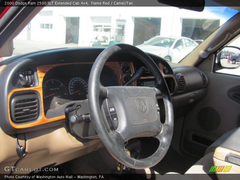 Flame Red / Camel/Tan 2000 Dodge Ram 2500 SLT Extended Cab 4x4