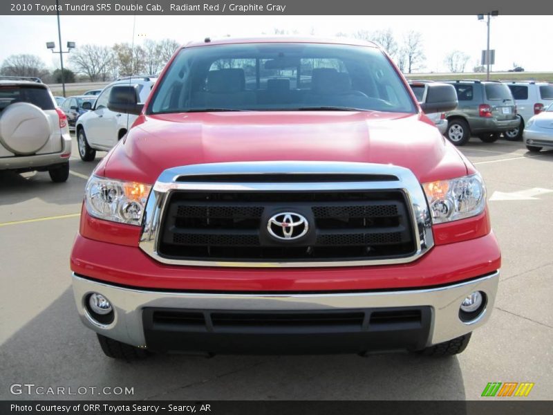 Radiant Red / Graphite Gray 2010 Toyota Tundra SR5 Double Cab