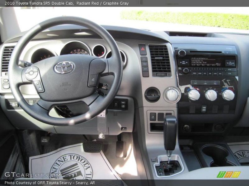 Radiant Red / Graphite Gray 2010 Toyota Tundra SR5 Double Cab