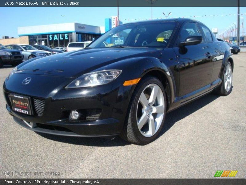 Brilliant Black / Black 2005 Mazda RX-8