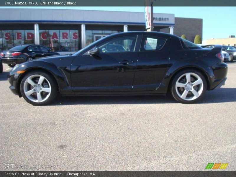 Brilliant Black / Black 2005 Mazda RX-8