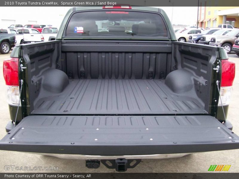 Spruce Green Mica / Sand Beige 2010 Toyota Tundra CrewMax