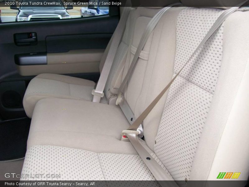 Spruce Green Mica / Sand Beige 2010 Toyota Tundra CrewMax
