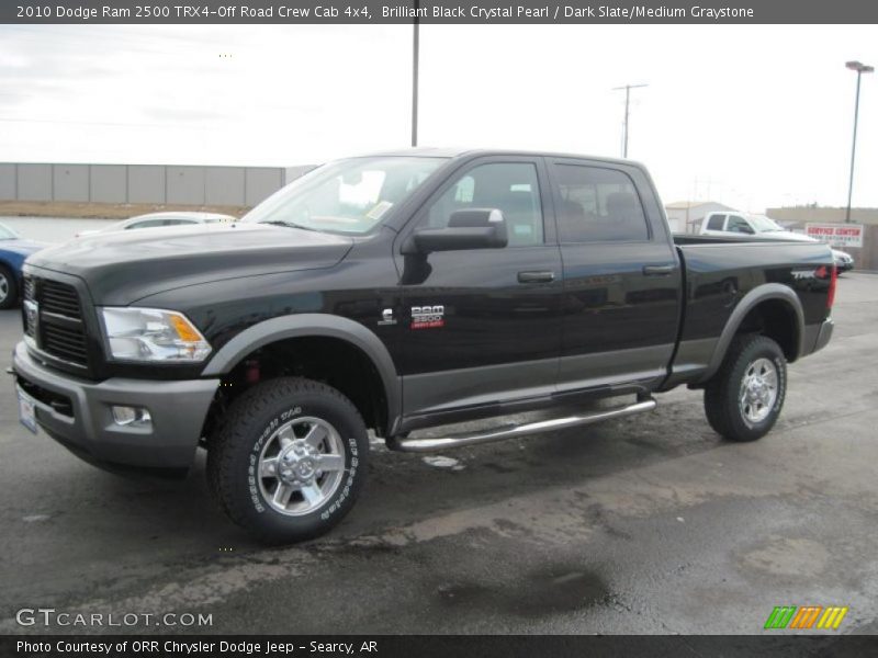Brilliant Black Crystal Pearl / Dark Slate/Medium Graystone 2010 Dodge Ram 2500 TRX4-Off Road Crew Cab 4x4