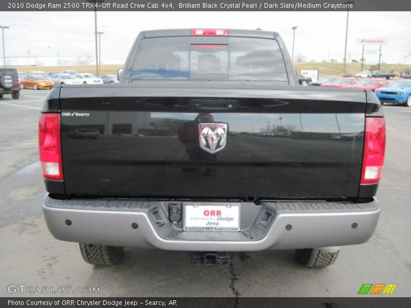 Brilliant Black Crystal Pearl / Dark Slate/Medium Graystone 2010 Dodge Ram 2500 TRX4-Off Road Crew Cab 4x4