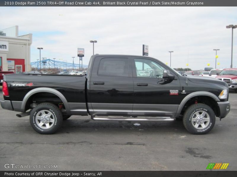 Brilliant Black Crystal Pearl / Dark Slate/Medium Graystone 2010 Dodge Ram 2500 TRX4-Off Road Crew Cab 4x4