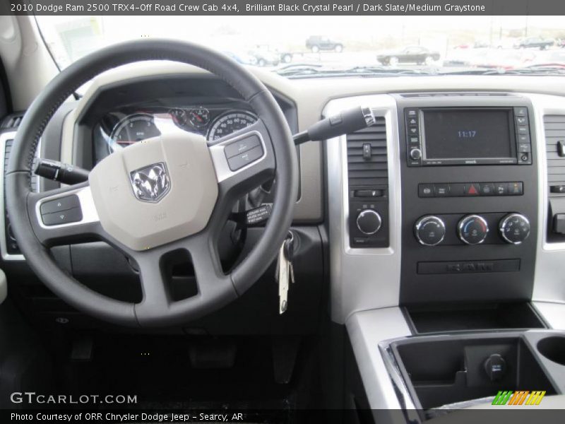 Brilliant Black Crystal Pearl / Dark Slate/Medium Graystone 2010 Dodge Ram 2500 TRX4-Off Road Crew Cab 4x4