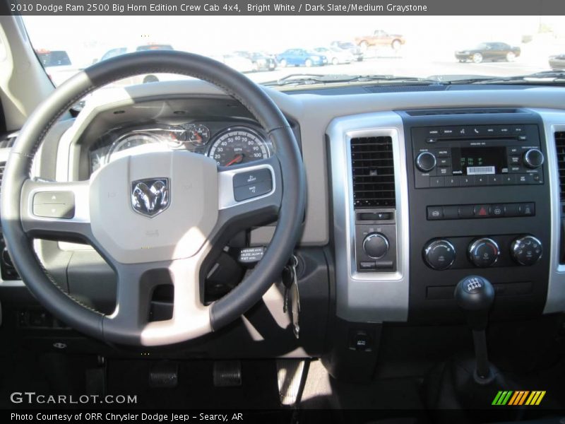 Bright White / Dark Slate/Medium Graystone 2010 Dodge Ram 2500 Big Horn Edition Crew Cab 4x4