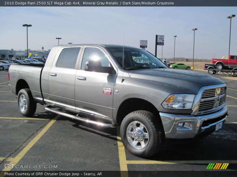 Mineral Gray Metallic / Dark Slate/Medium Graystone 2010 Dodge Ram 2500 SLT Mega Cab 4x4