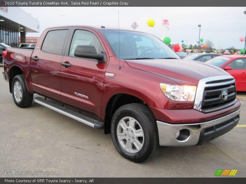 Salsa Red Pearl / Graphite Gray 2010 Toyota Tundra CrewMax 4x4