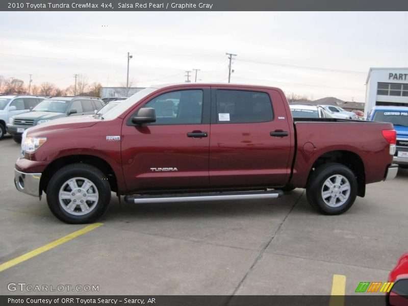 Salsa Red Pearl / Graphite Gray 2010 Toyota Tundra CrewMax 4x4