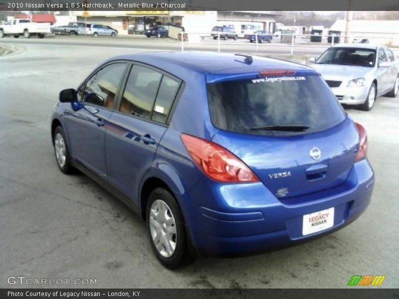 Metallic Blue / Charcoal 2010 Nissan Versa 1.8 S Hatchback