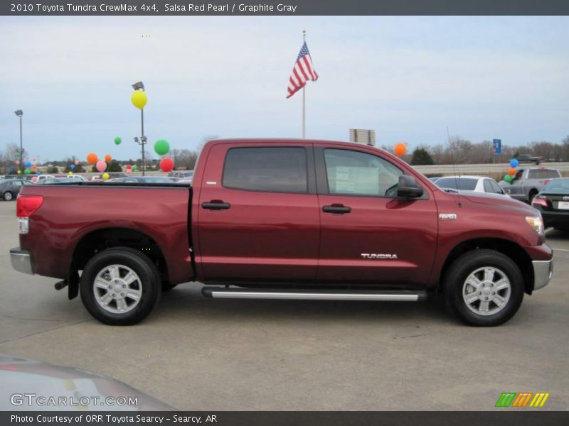 Salsa Red Pearl / Graphite Gray 2010 Toyota Tundra CrewMax 4x4