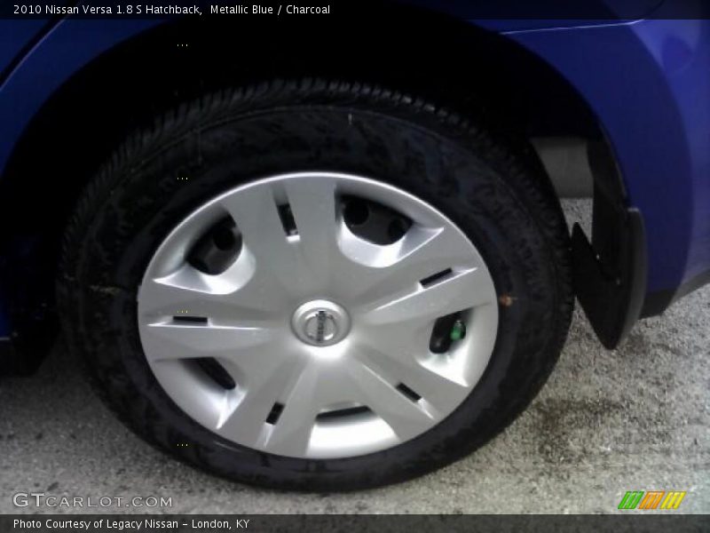 Metallic Blue / Charcoal 2010 Nissan Versa 1.8 S Hatchback