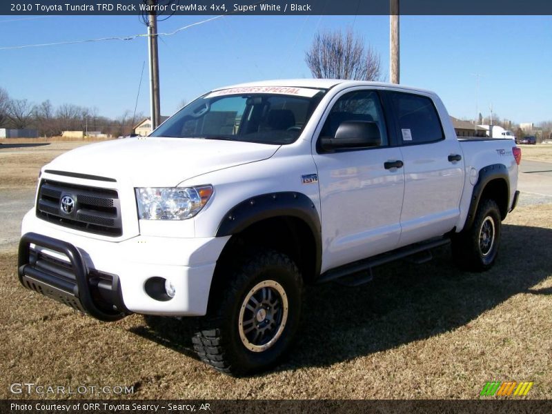 Super White / Black 2010 Toyota Tundra TRD Rock Warrior CrewMax 4x4