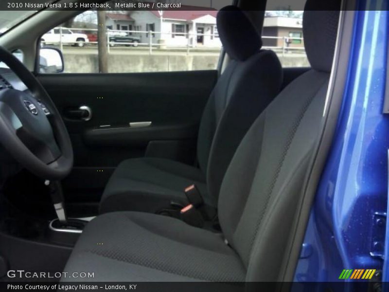 Metallic Blue / Charcoal 2010 Nissan Versa 1.8 S Hatchback